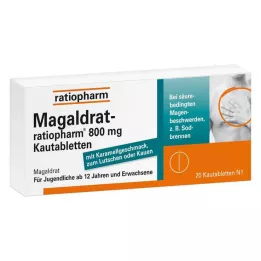 MAGALDRAT-ratiopharm 800 mg tablets, 20 pcs