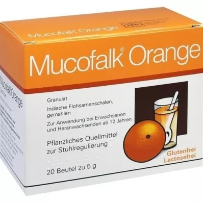 MUCOFALK Orange Gran.z.Herst.e.Susp.z.Einn.Beutel, 20 St