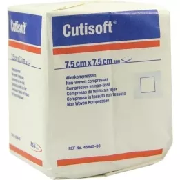 CUTISOFT Vlies compresses 7.5x7.5 cm Unsteril, 100 pcs