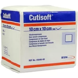 CUTISOFT Vlies compresses 10x10 cm Unsteril, 100 pcs