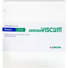 ABNOBAVISCUM Betulae D 10 ampoules, 48 pcs