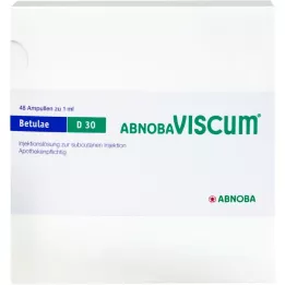 ABNOBAVISCUM Betulae D 30 ampoules, 48 pcs