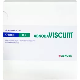 ABNOBAVISCUM Crataegi D 6 ampoules, 48 pcs