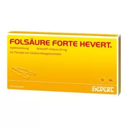 FOLSÄURE HEVERT Forte ampoules, 10x2 ml