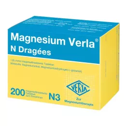 MAGNESIUM VERLA N Dragees, 200 pcs