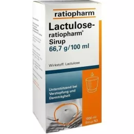 Lactuloseratiopharm syrup, 1000 ml