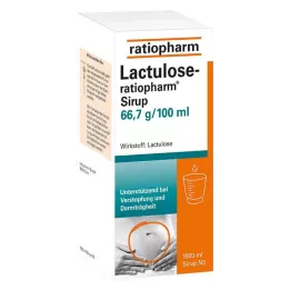 LACTULOSE-ratiopharm syrup, 1000 ml