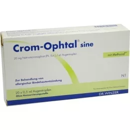 CROM-OPHTAL Sine eye drops EDB, 20x0.5 ml