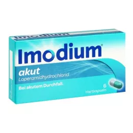IMODIUM Acute hard capsules, 6 pcs