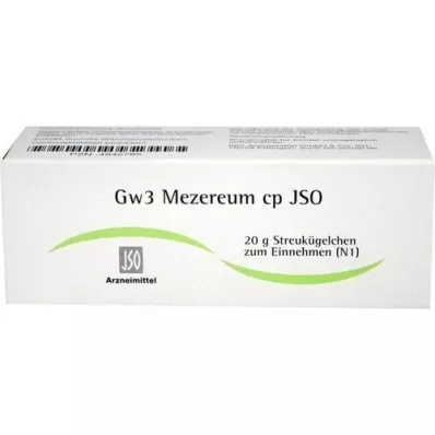 JSO GW 3 Mezereum CP Globuli, 20 g