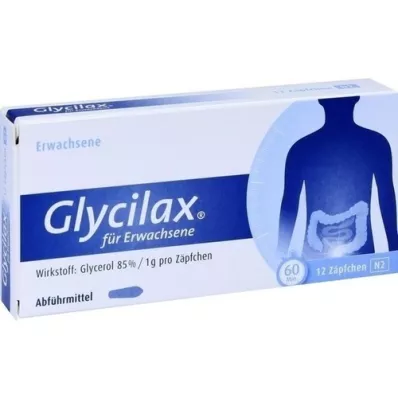 GLYCILAX Suppositorien für Erwachsene, 12 St