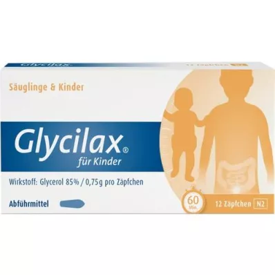 GLYCILAX Suppositorien für Kinder, 12 St