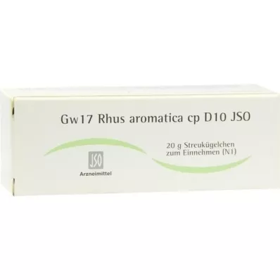 JSO Gw 17 Rhus aromatica cp D 10 Globuli, 20 g