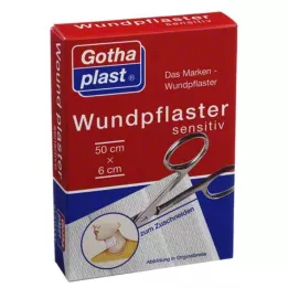 GOTHAPLAST Wound care sensitive 6 cmx0.5 m cut, 1 pc