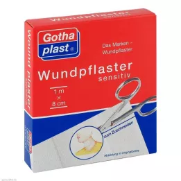 GOTHAPLAST Wound care sensitive 8 cmx1 m cut, 1 pc
