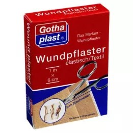 GOTHAPLAST Wound dressing elastic 6 cm x 1 m cut, 1 piece
