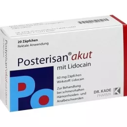 POSTERISAN Acute suppositories, 20 pcs