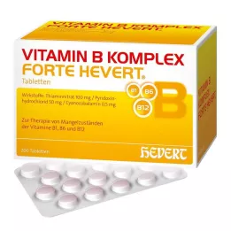 VITAMIN B KOMPLEX forte Hevert tablets, 200 pcs