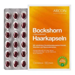 BOCKSHORN+Micronutrient Hair Capsules Tisane plus, 180 pcs