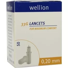WELLION Lance 33 g, 50 pcs