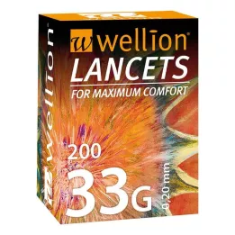 WELLION Lancets 33 G, 200 pcs