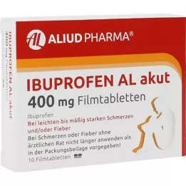 IBUPROFEN AL akut 400 mg Filmtabletten, 10 St