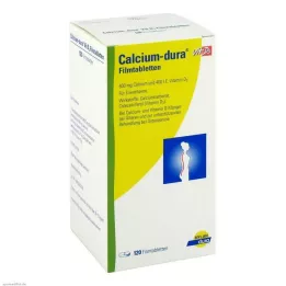 CALCIUM DURA Vit D3 film-coated tablets, 120 pcs