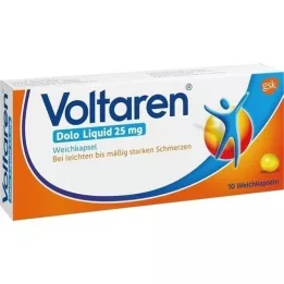 VOLTAREN Dolo Liquid 25 mg soft capsules, 10 pcs