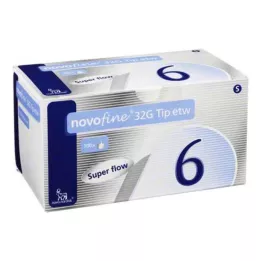 NOVOFINE 6 mm cannulas 32 G tip etw, 100 pcs