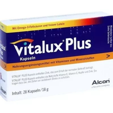 VITALUX Plus Lutein u.Omega-3 Kapseln, 28 St