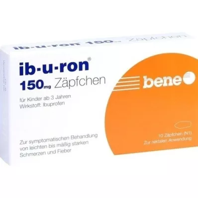 IB-U-RON 150 mg suppositories, 10 pcs