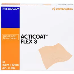 ACTICOAT Flex 3 10x10 cm bandage, 12 pcs