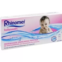 RHINOMER Babysanft Sea water 5ml single -dient pip., 20x5 ml