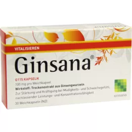 Ginsana G115 capsules, 30 pcs