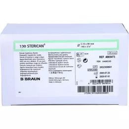 STERICAN cannulas 14 GX3 1/8 2.1x80 mm, 100 pcs