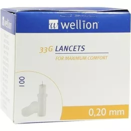 WELLION Lance 33 g, 100 pcs