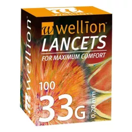 WELLION Lance 33 g, 100 pcs
