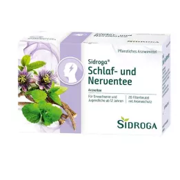 SIDROGA Sleep and nerve tea filter bags, 20X2.0 g