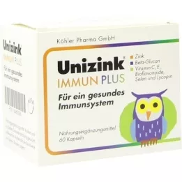 UNIZINK Immun Plus capsules, 1x60 pcs