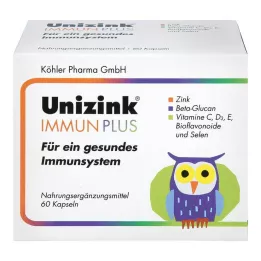 UNIZINK Immun Plus capsules, 1X60 pcs