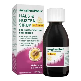 Anginette throat & cough syrup, 100 ml