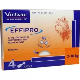 EFFIPRO 67 mg pip solution for application for small dogs, 4 pcs