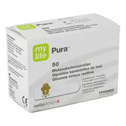 MYLIFE Pura blood sugar test strips, 50 pcs