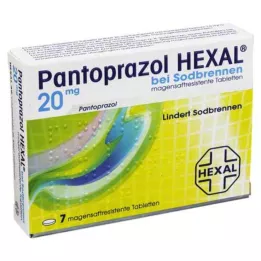 PANTOPRAZOL HEXAL b.Heartburn gastro-resistant tablets, 7 pcs