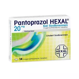 PANTOPRAZOL HEXAL b.Heartburn gastro-resistant tablets, 14 pcs