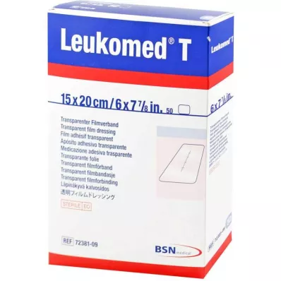 LEUKOMED transparent sterile plasters 15x20 cm, 50 pcs LEUKOMED transparent sterile plasters 15x20 cm, 50 pcs