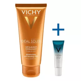 Vichy Ideal soleile self-tanning milk face and body, 100 ml