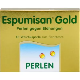 ESPUMISAN Gold beads against flatulence, 40 pcs