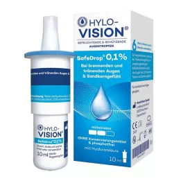 HYLO-VISION SafeDrop 0.1% eye drops, 10 ml