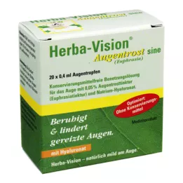 HERBA-VISION Eyebright sine eye drops, 20X0.4 ml